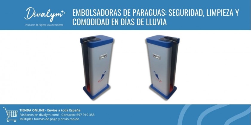 Embolsadoras de paraguas: seguridad, limpieza y comodidad en días de lluvia
