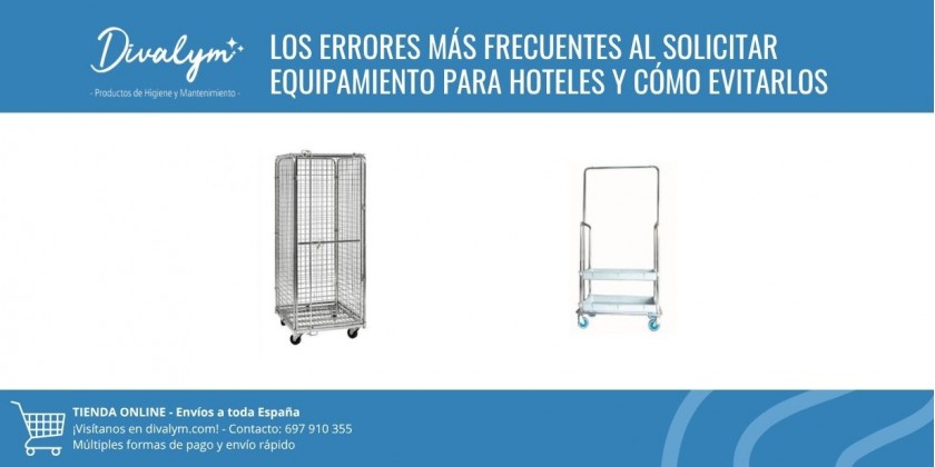 Los errores más frecuentes al solicitar equipamiento para hoteles y cómo evitarlos