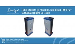 Embolsadoras de paraguas: seguridad, limpieza y comodidad en días de lluvia