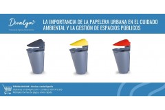 La importancia de la papelera urbana en el cuidado ambiental y la gestión de espacios públicos