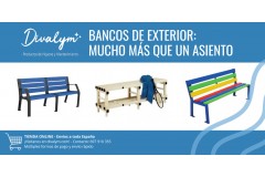 Los mejores bancos de exterior en España